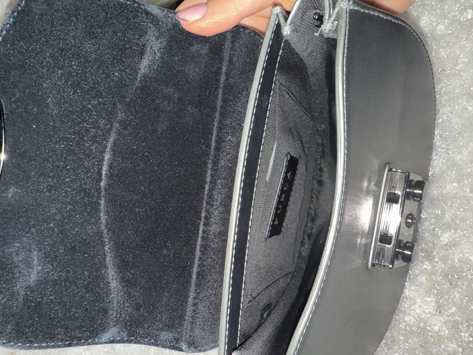 Чанта Furla сребриста