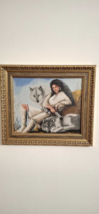 "Зовът на дивото",
Размери 27/23,бод 1:1,конци Ариадна