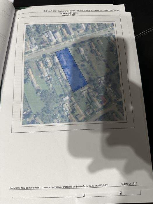 Teren intravilan + casa de locuit Fulga
