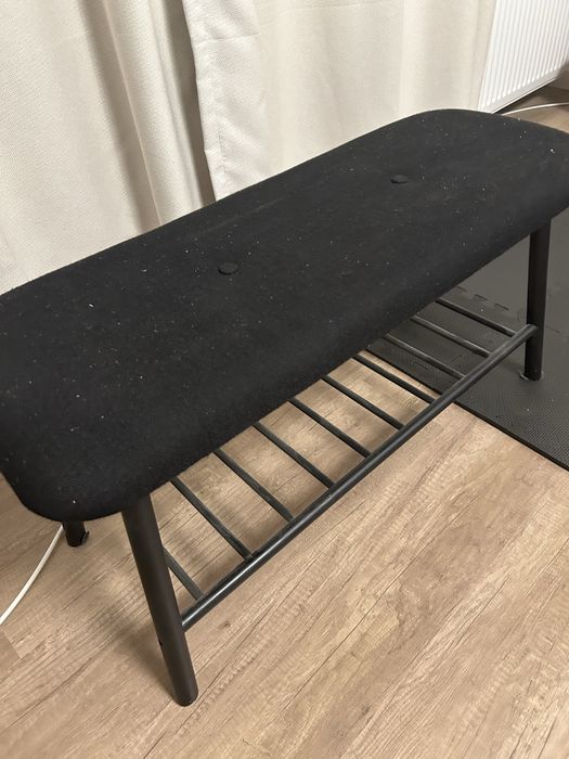 Bancheta pentru hol cu spatiu depozitare incaltaminte