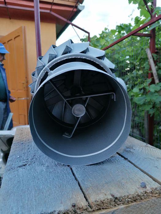 Pălărie terminal rotativa pentru coșuri de fum, diametru 150 mm