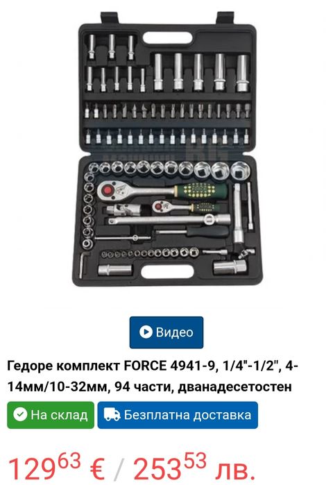 Гедор форс 94 части