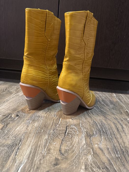 Ботильоны, кожаные, остроносые челси, размер 38