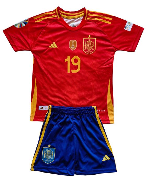 Детски футболен екип Испания Ямал комплект Spain тениска и шорти Yamal