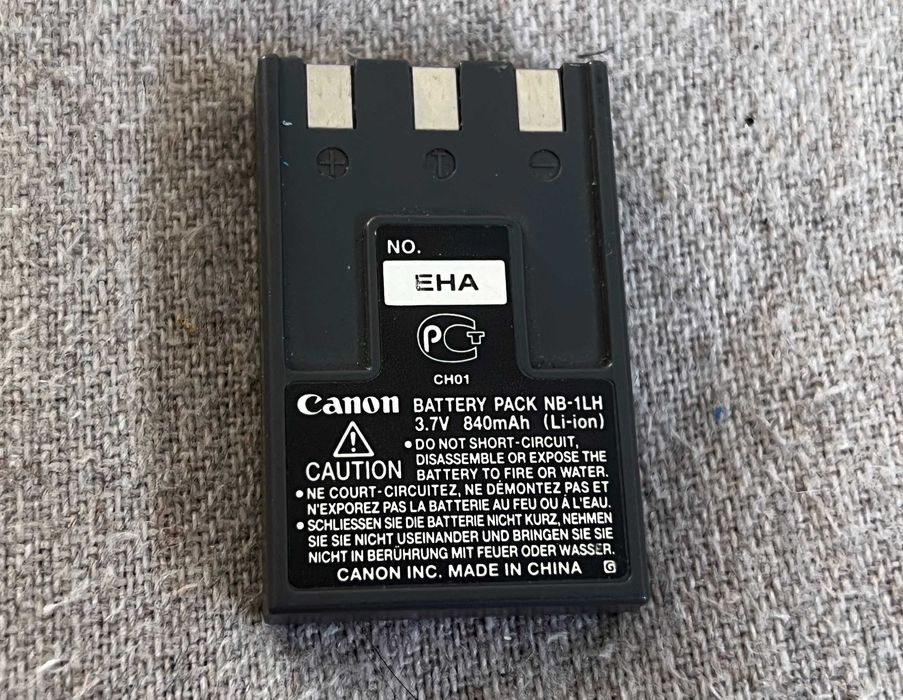Acumulator original Canon NB 1LH 3.7V 840mAh Li ion pentr aparate foto