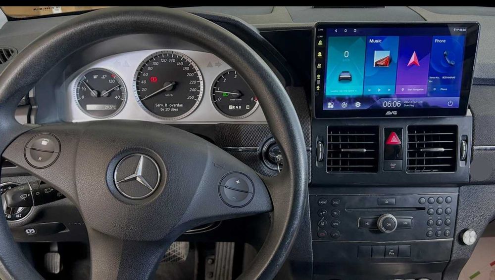 Мултимедия 9″ Android 14 за MERCEDES GLK X204 08-15г CARPLAY навигация