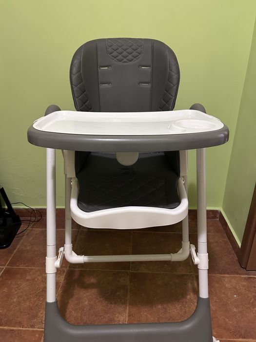 Столче за хранене/люлка Chipolino - Milk Shake, гранит