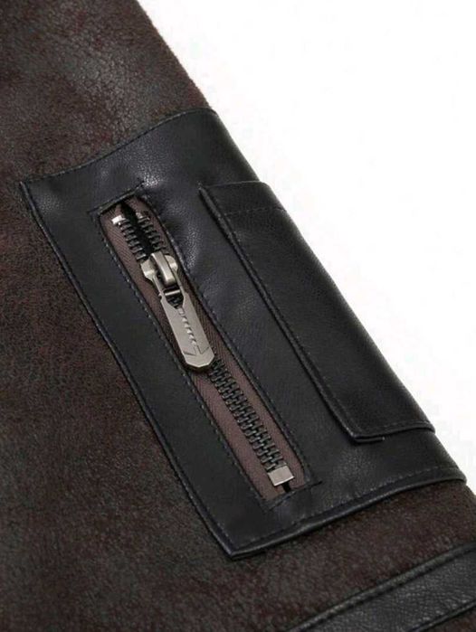 Кожено яке (еко кожа) размер S