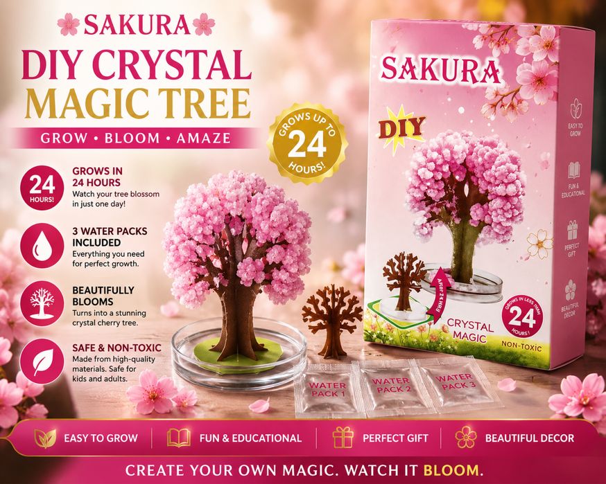Sakura daraxt pushti