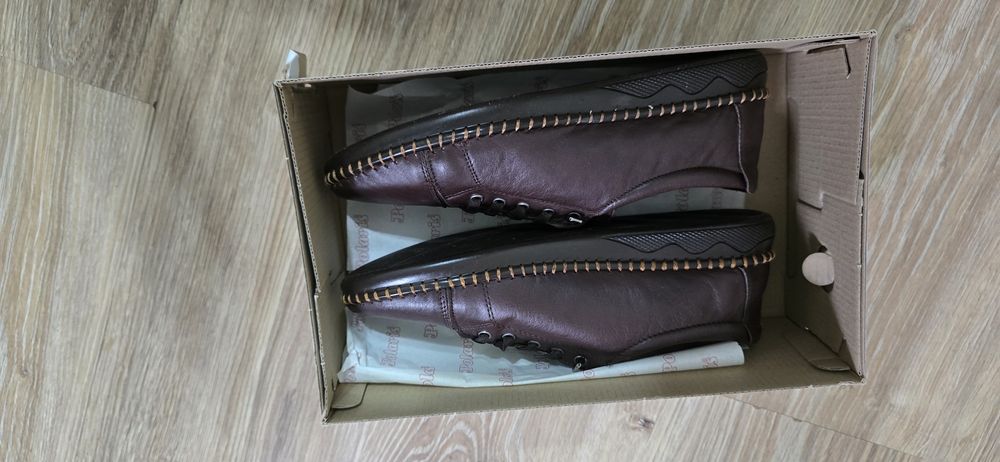 Туфли осение кожаные