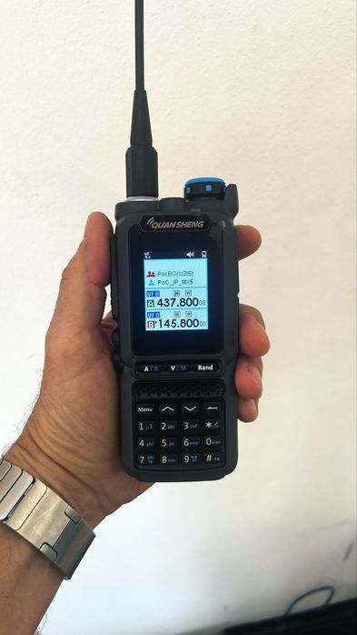 Радиостанция PoC + VHF & UHF 10W  QUANSHENG  IP-MX5