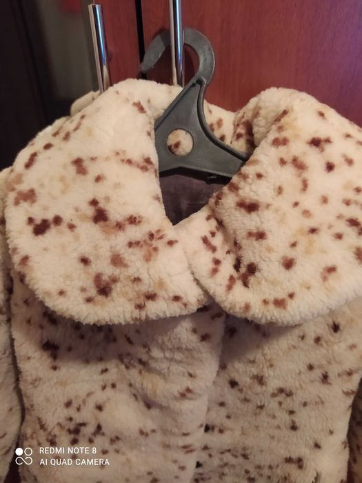 Шубка цигейковая на девочку 134\64 размер