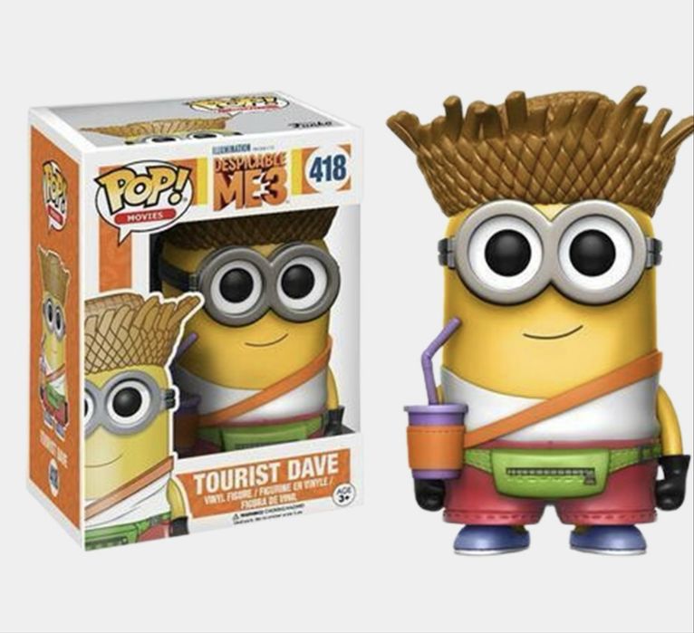 Funko POP в наличии! Гадкий Я 3 - Tourist Dave №418 (Миньоны)