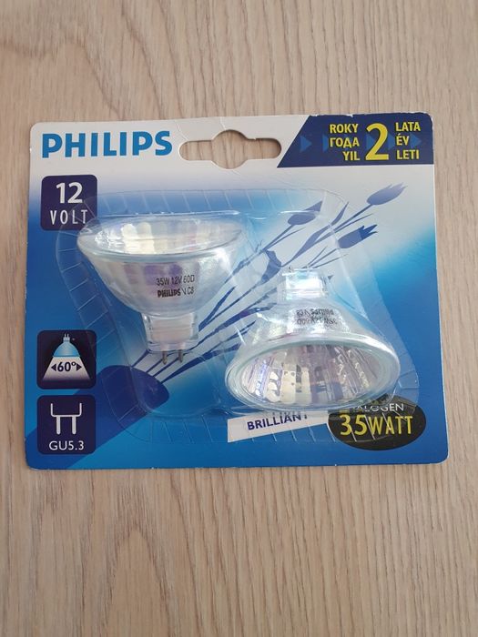 PHILIPS Set 2 buc Bec GU 5.3 12 V NOI sigilate Curier OLX