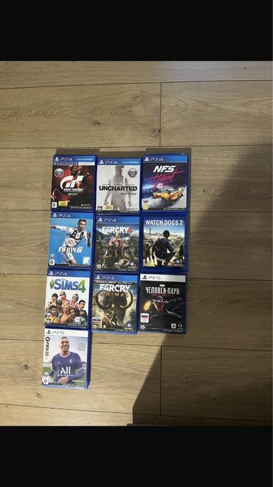 Продам игры на пс4 пс5