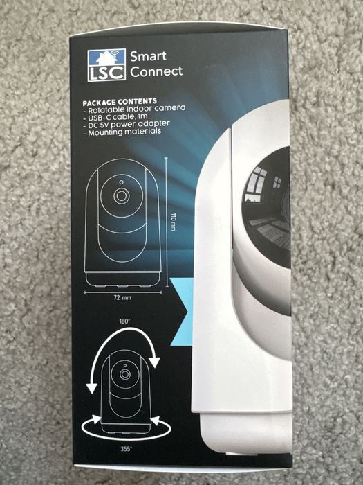 Cameră rotativă LSC Smart Connect 1296p HD