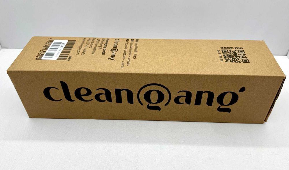 Perie de toaleta din silicon negru, Cleangang