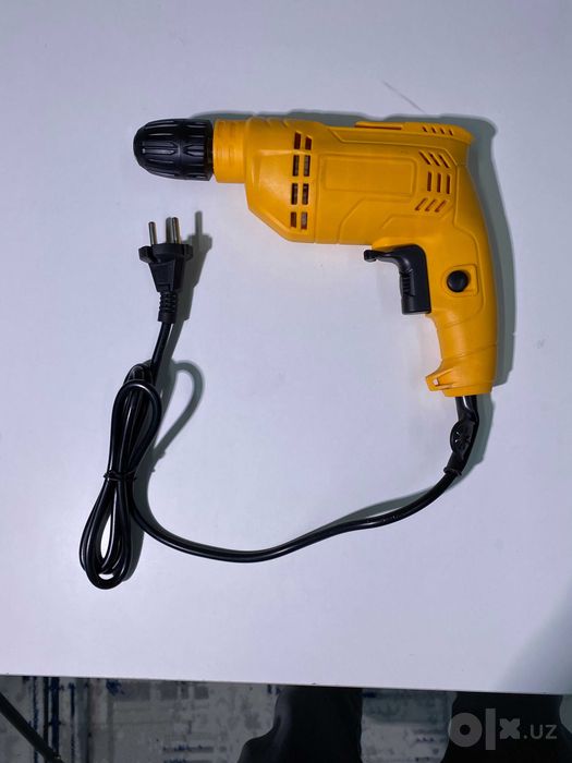 Дрель электрическая 400W Drel elektr drel 10 mm, sariq rang