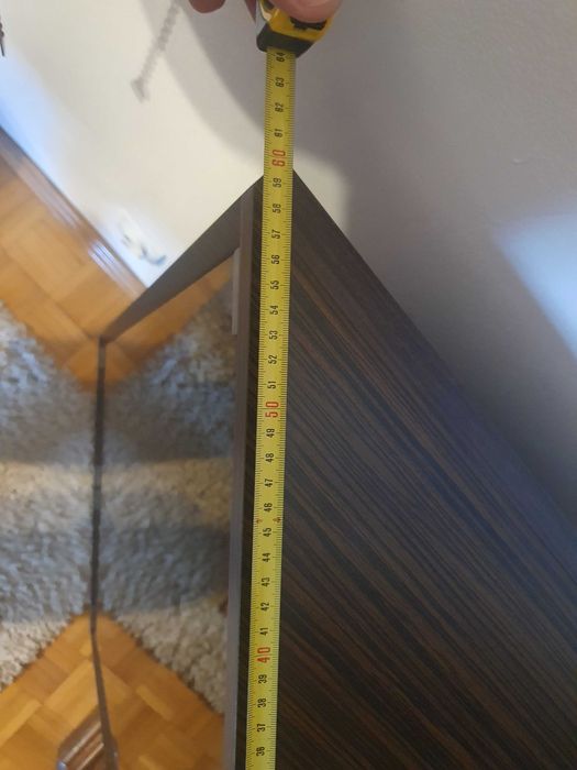 Vand dulap de colt cu usi de sticla