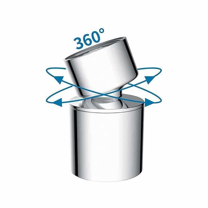 Аератор за смесител за кухня или баня, подвижна 360°,регулируема струя