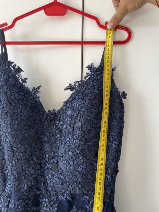 Синя бална рокля размер С-М