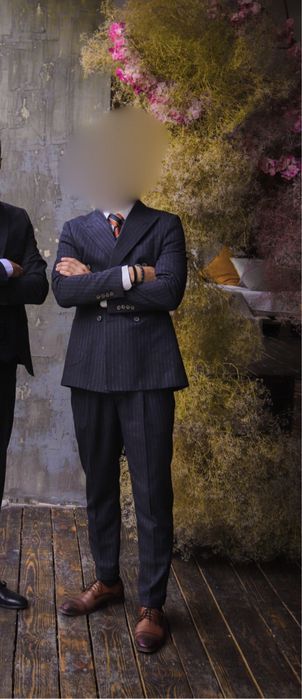 Двубортный костюм SHOQAN