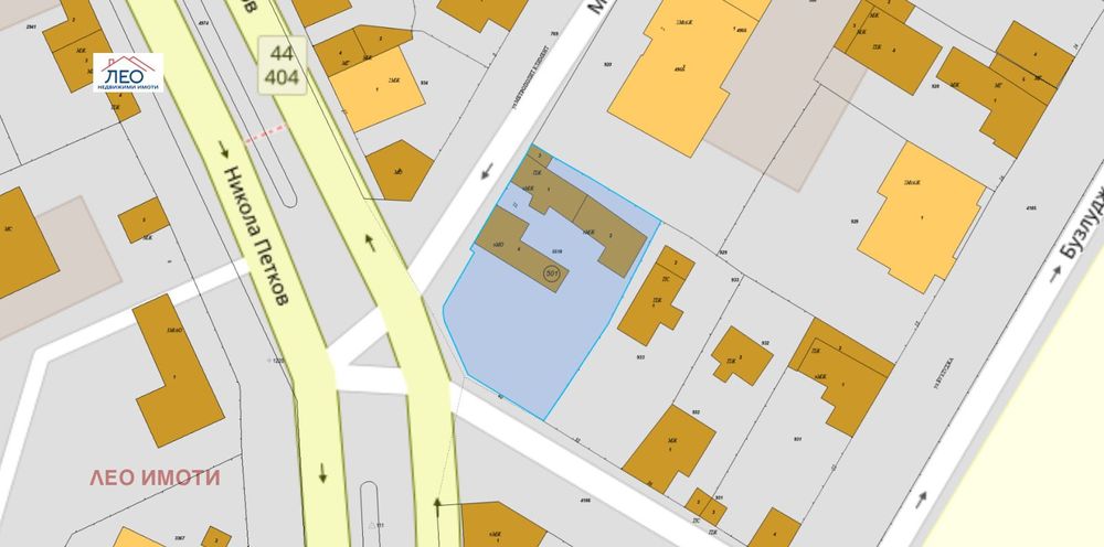 Парцел в Габрово, област-гр.Севлиево площ 570 цена 124500
