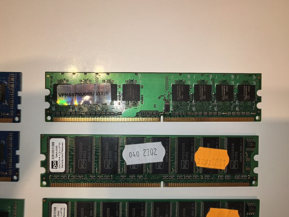 Рам памет DDR4, DDR3, DDR2, DDR
