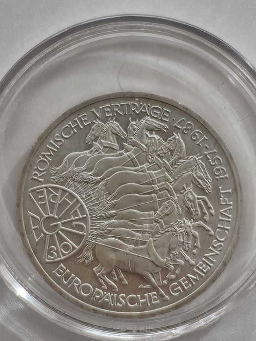 Германия 10 Марки 1987 – 30 г. Римски договори