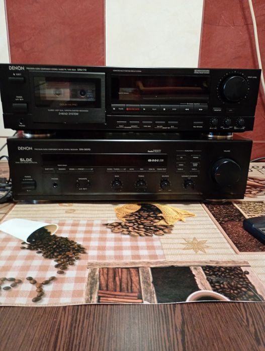 Vând deck Denon drm 710 și amplificator Denon Dra 585 rd