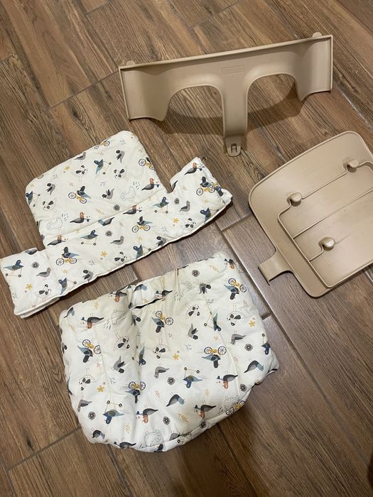 Възглавничка и приставка за столче trip trapp-+6 мес цвят натурал