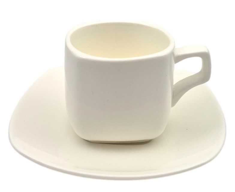 Порцеланов сервиз за кафе 21в1 6 чашки 80мл с чинийки
