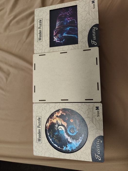 Дървени пъзели 3 броя