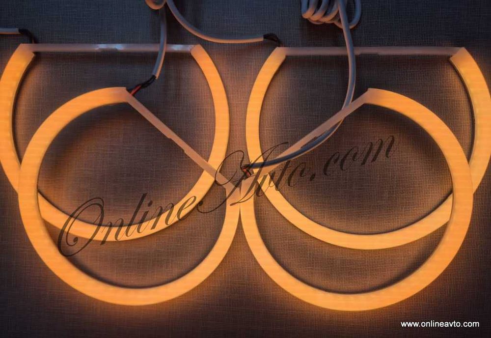 Ново! RGB Cotton LED Angel Eyes-Ангелски очи BMW E46,E39,Е36 16 цвята