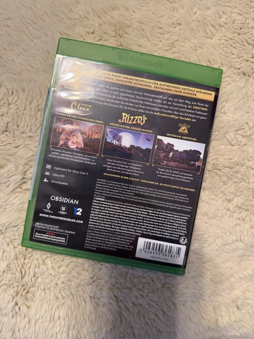 The Outer Worlds игра за XBox One