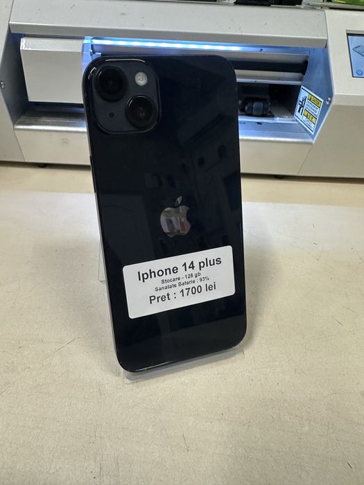 Iphone 14 plus / 128 gb / garantie / folie sticla cadou