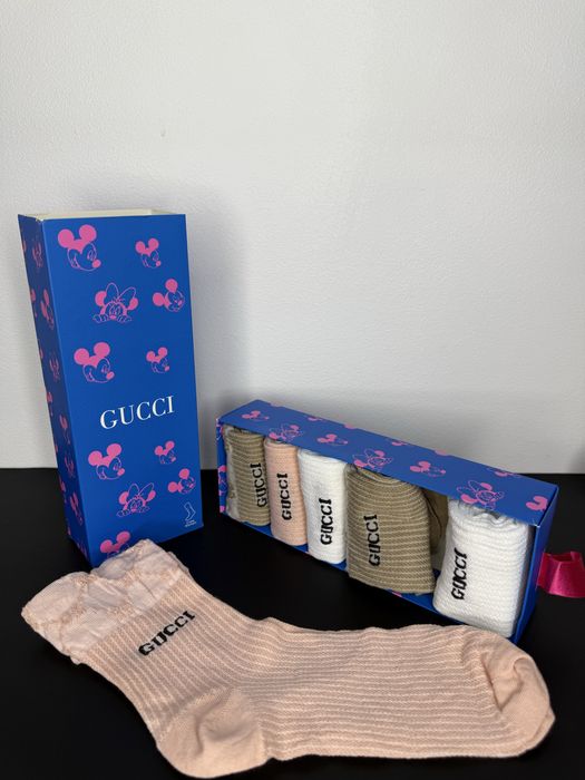 Set 6 perechi de sosete GUCCI calitate deosebita cadoul perfect
