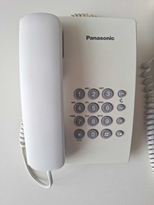 Panasonic KX-TS500RMW Corded Landline Telephone – White