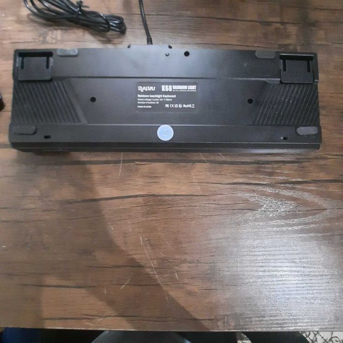 проводной клавиатура RAIKU K68 RGB подсветкой