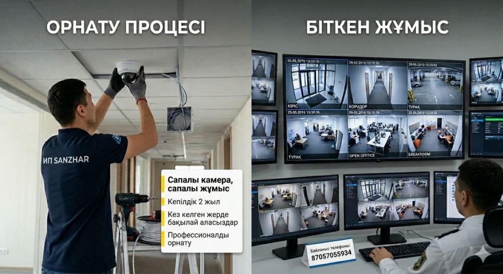 Установка камера видеонаблюдение