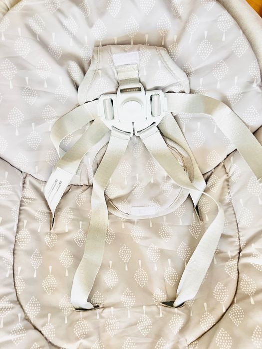 LORELLI Premium Електрическа люлка-шезлонг 2в1 TOSCANA 360° GREY TREES