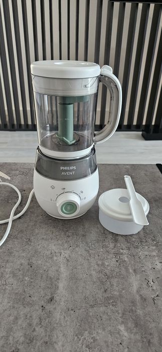 Philips Avent Premium
Aparat de gătit cu abur şi blender 4 în 1