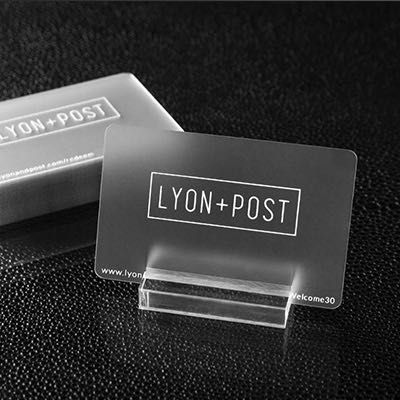 матовые визитки (пластик)