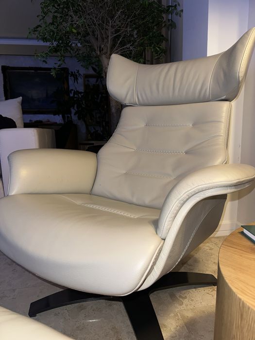 Set scaun si taburet Divani Casa Ray Modern