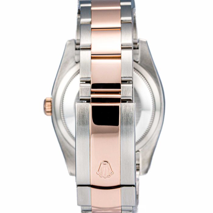 Rolex Datejust 36mm Everose Gold and Steel 116231 Pink dial