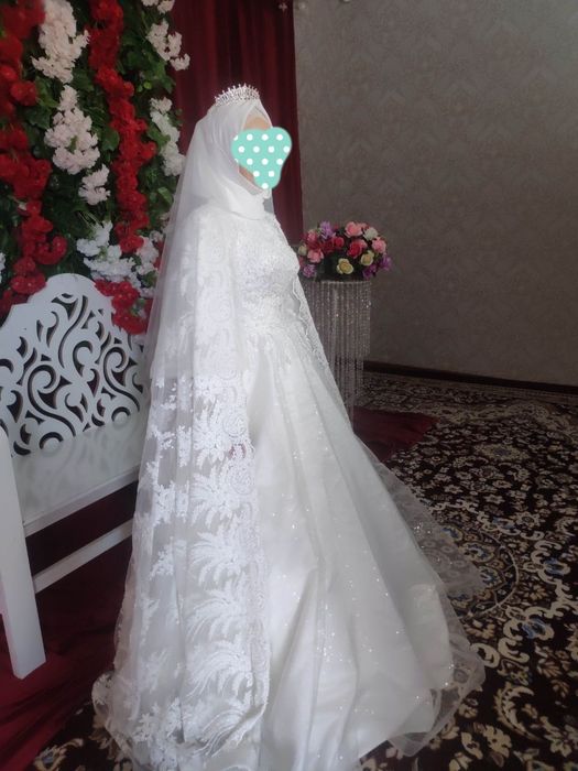 Oq to'y ko'yle bir marta kiyilgan chiska qilingan