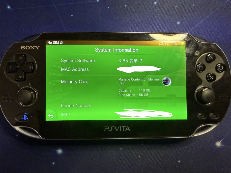 Sony PS Vita 1000 OLED – versiune japoneză, modat, 120GB
