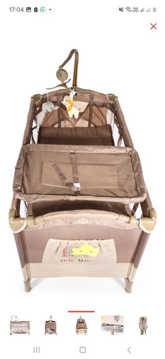 Новая манеж-кровать Babyton