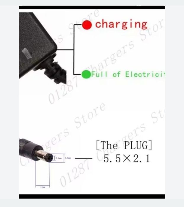 Încărcător trotinetă electrică 42V 2A rotund 5.5x2.1 - Nou în cutie 79