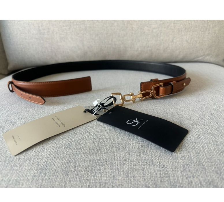 Skatie Brand нов дамски колан естествена кожа